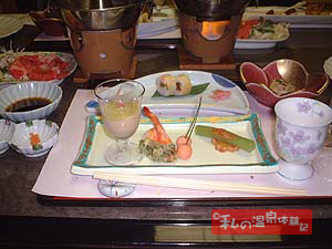 御宿万葉亭　お料理